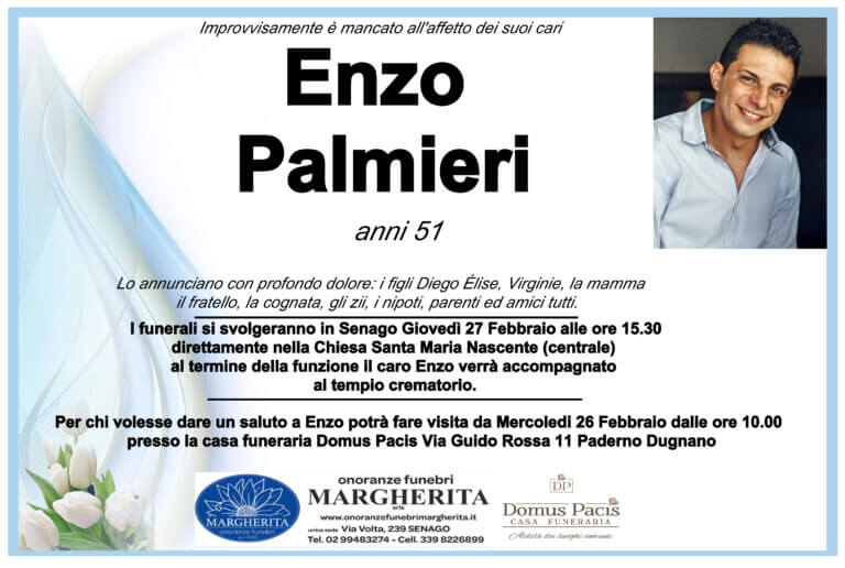 Enzo Palmieri Necrologio